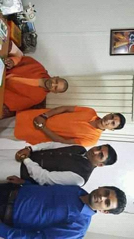 Uday Mandal with UP CM Yogi Adityanath